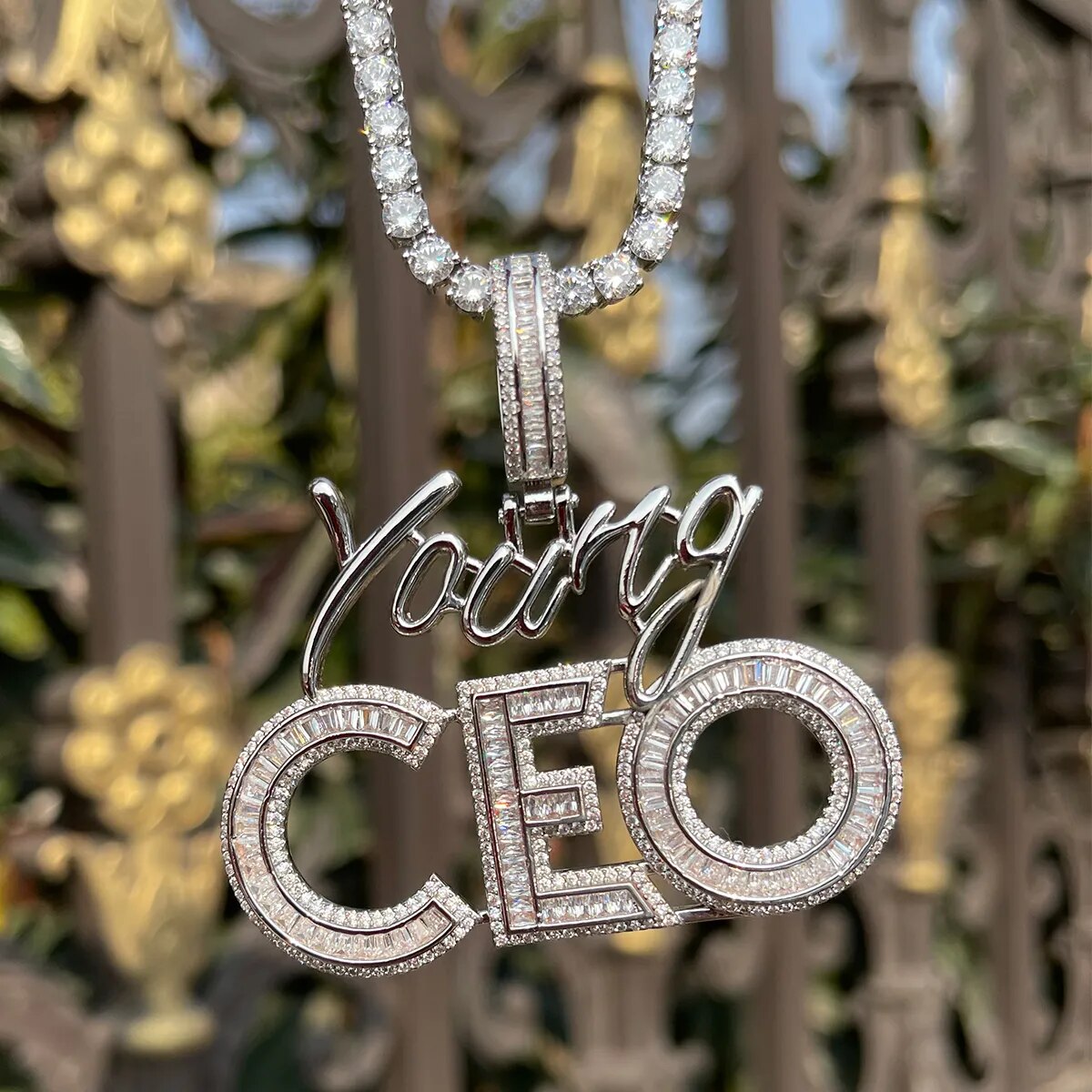 Pendant - Young CEO Iced Out CZ's