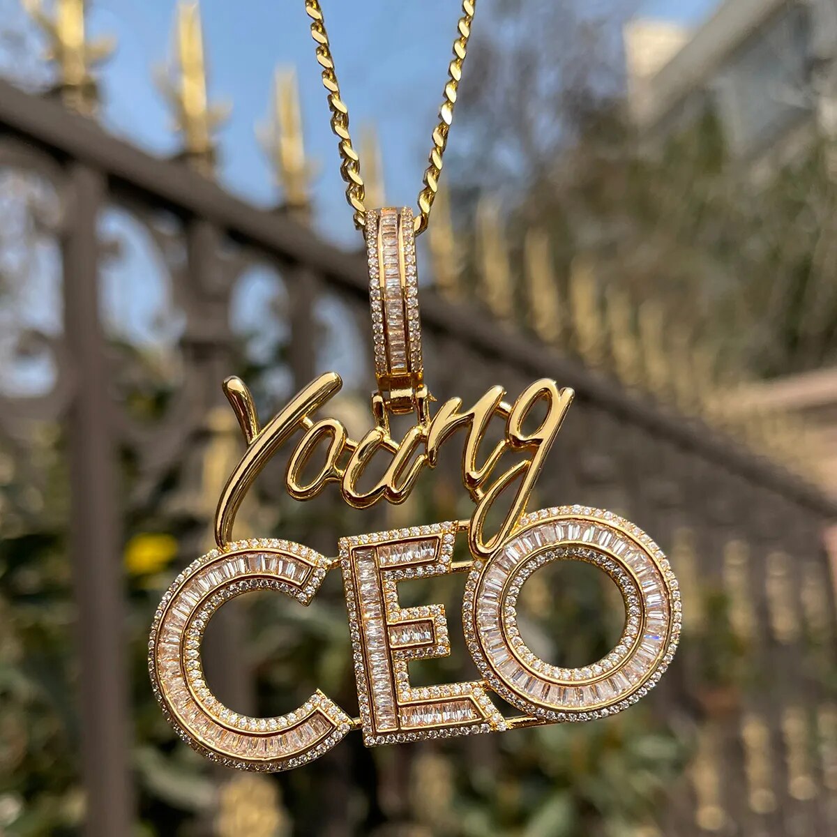 Pendant - Young CEO Iced Out CZ's