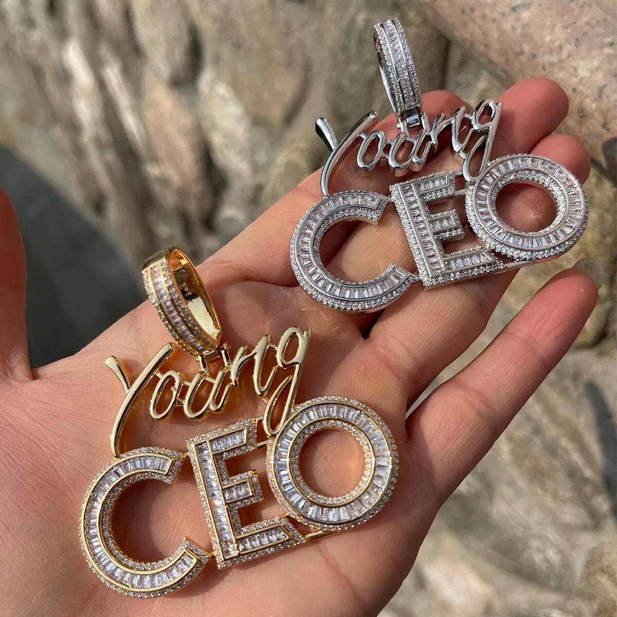 Pendant - Young CEO Iced Out CZ's