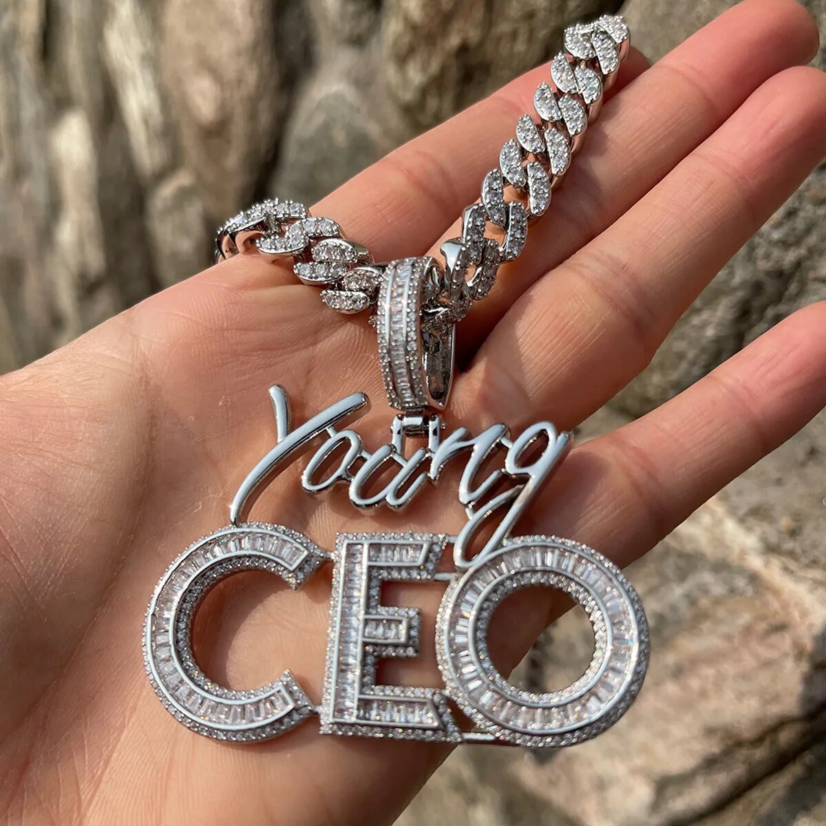 Pendant - Young CEO Iced Out CZ's