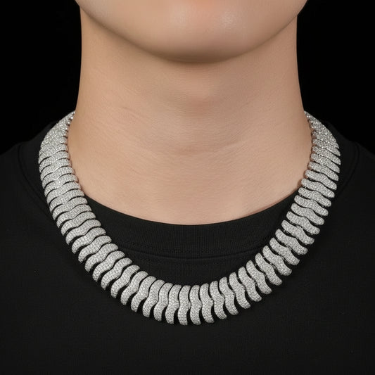21mm Iced out Millipede Miami Cuban Link Chain