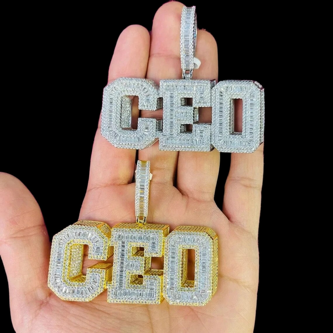 Pendant - CEO Shadow Letter Pendant