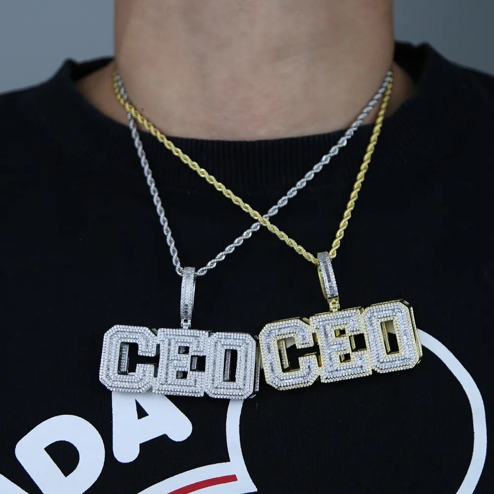 Pendant - CEO Shadow Letter Pendant