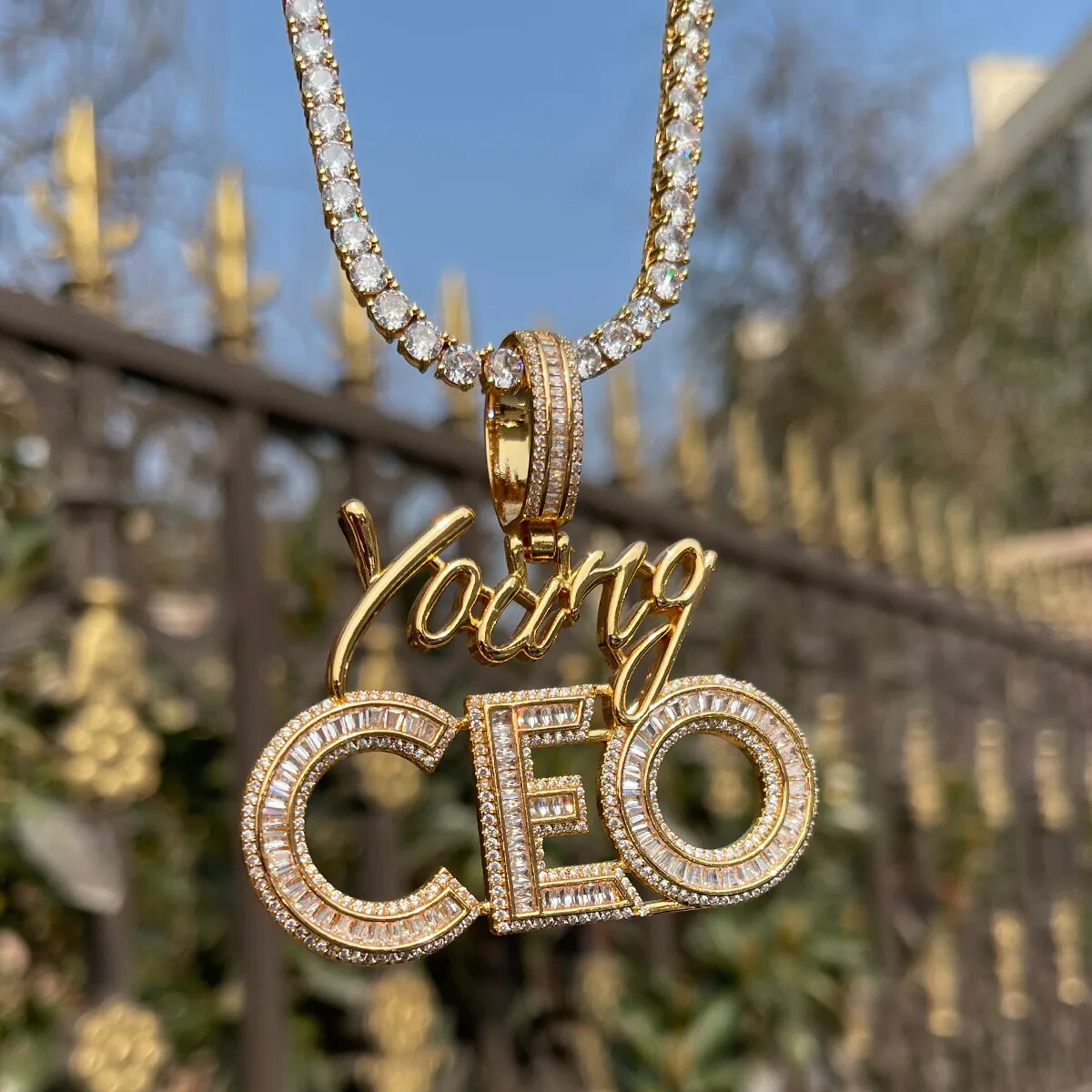 Pendant - Young CEO Iced Out CZ's